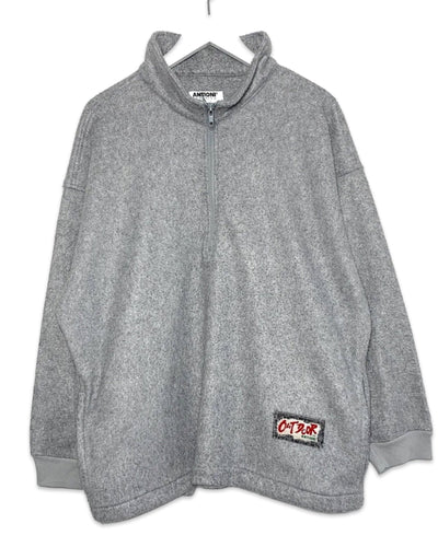 Antioni Sportivo⏐Outdoor 1/4 Zip Fleece in Grey Men's <br />Size L - Bisy Clothing