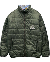 Load image into Gallery viewer, Butter Goods Jun Reversible Puffer Jacket in Blue and Green - Bisy Clothing