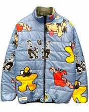 Load image into Gallery viewer, Butter Goods Jun Reversible Puffer Jacket in Blue and Green - Bisy Clothing