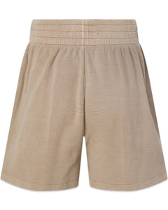 Calvin Klein Jeans Relaxed Waffle Cotton Shorts Shittake Brown - Bisy Clothing