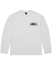 Load image into Gallery viewer, Corteiz OG Island Logo Long Sleeve T-Shirt in White - Bisy Clothing