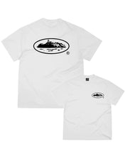 Load image into Gallery viewer, Corteiz OG Island Logo Short Sleeve T-Shirt in White - Bisy Clothing