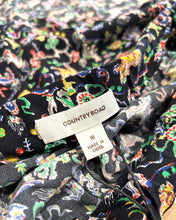 將圖片載入圖庫檢視器 Country Road All Over Dragon Print Skirt in Black - Bisy Clothing