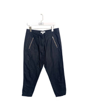 Load image into Gallery viewer, COUNTRY ROAD Size 12 3/4 Chino Style Black Pants FEB2122 - Bisy Clothing