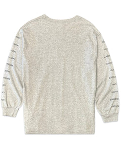 Diamond Supply Vintage 'France' Long Sleeve T-Shirt in Grey - Bisy Clothing