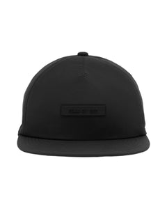 Essentials Fear of God FW23 Logo Cap in Jet Black - Bisy Clothing