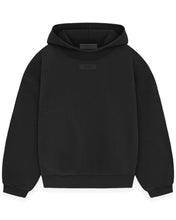 Load image into Gallery viewer, Essentials Fear of God Patch Logo Hoodie in Jet Black - Bisy Clothing