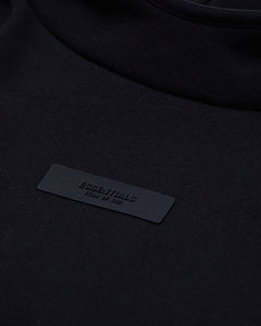 Essentials Fear of God Patch Logo Hoodie in Jet Black - Bisy Clothing