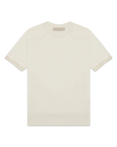 Essentials Fear of God Short Sleeve Sweatshirt in Wheat - Bisy Clothing