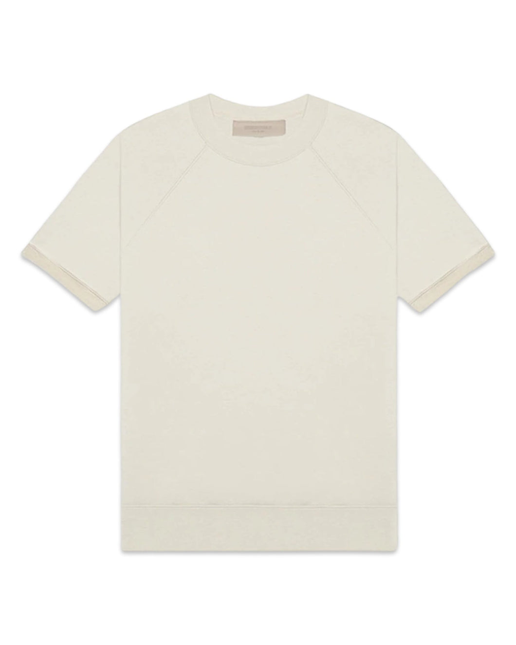 Essentials Fear of God Short Sleeve Sweatshirt in Wheat - Bisy Clothing