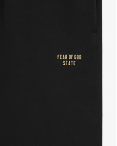 Essentials Fear of God State Sweatpants in Black (2024) - Bisy Clothing