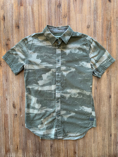 G - STAR Size M G - Star Raw Cargo Line S/S Camo Shirt Men's NOV85 - Bisy Clothing