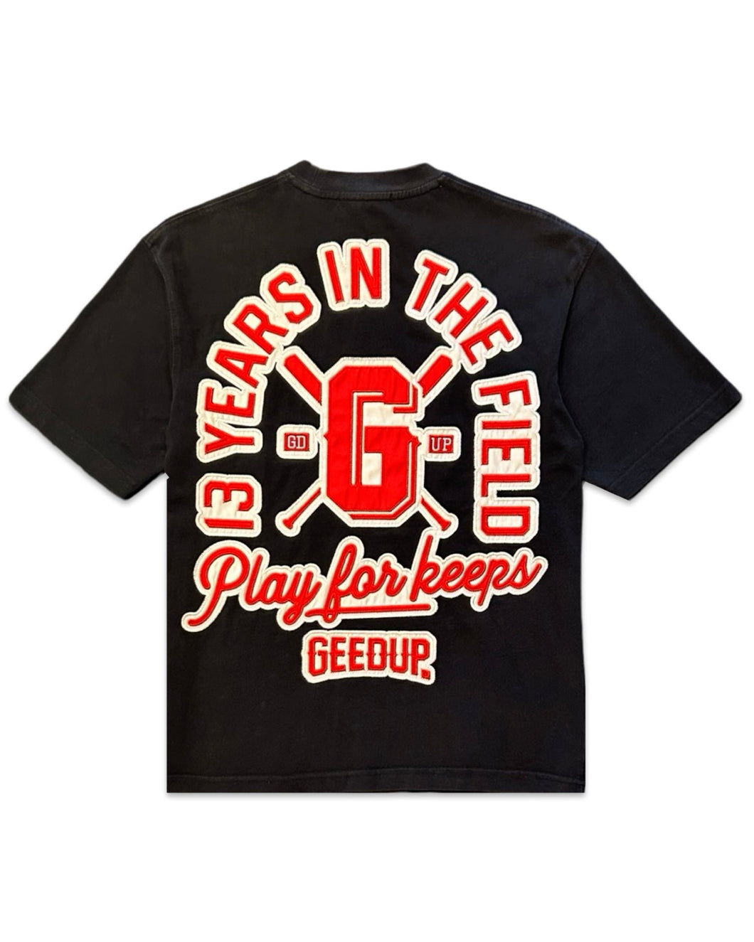 Geedup 13 Years in the Field PFK in Black / Red (2023) - Bisy Clothing