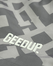 Load image into Gallery viewer, Geedup G Monogram Swim Shorts in Grey - Bisy Clothing