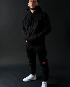 Geedup Handstyle Hoodie in Black (Blackout) - Bisy Clothing