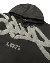 將圖片載入圖庫檢視器 Geedup Handstyle Hoodie in Black / Grey (2024) - Bisy Clothing