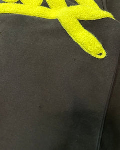 Geedup Handstyle Hoody Black / Hyper Yellow (2022) - Bisy Clothing