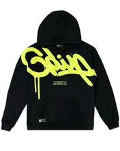 將圖片載入圖庫檢視器 Geedup Handstyle Hoody Black / Hyper Yellow (2022) - Bisy Clothing