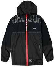 將圖片載入圖庫檢視器 Geedup Play For Keeps Lighweight Winbreaker Hooded Jacket Black - Bisy Clothing