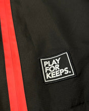 將圖片載入圖庫檢視器 Geedup Play For Keeps Lighweight Winbreaker Hooded Jacket Black - Bisy Clothing