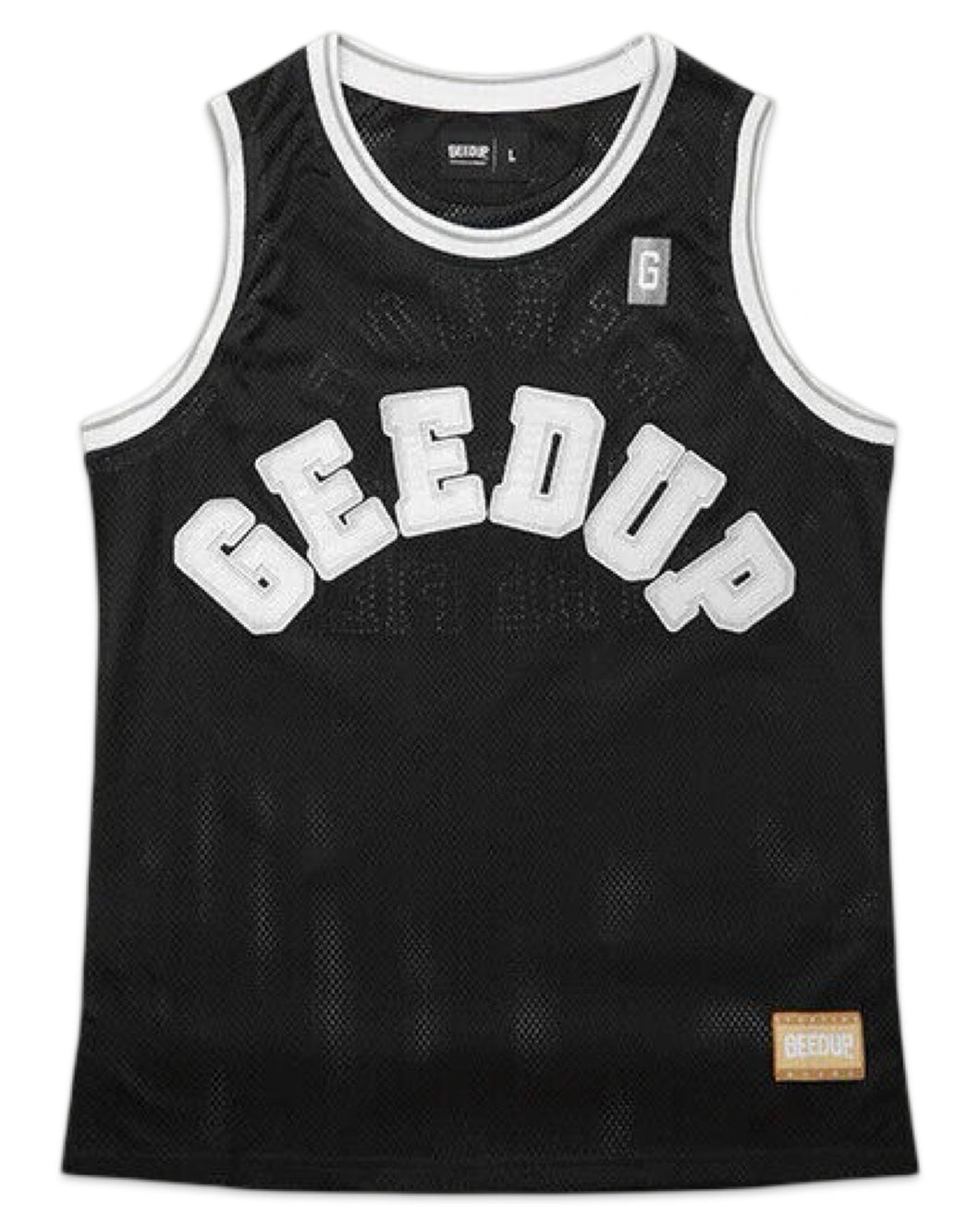 Geedup Team Logo B - Ball Jersey in Black - Bisy Clothing