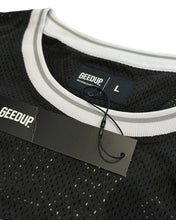 將圖片載入圖庫檢視器 Geedup Team Logo B - Ball Jersey in Black - Bisy Clothing