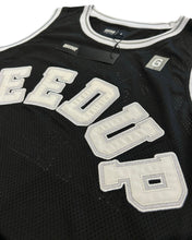 將圖片載入圖庫檢視器 Geedup Team Logo B - Ball Jersey in Black - Bisy Clothing