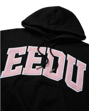 Load image into Gallery viewer, Geedup Team Logo Cropped Hoodie Black/Dusty Pink (2025) - Bisy Clothing