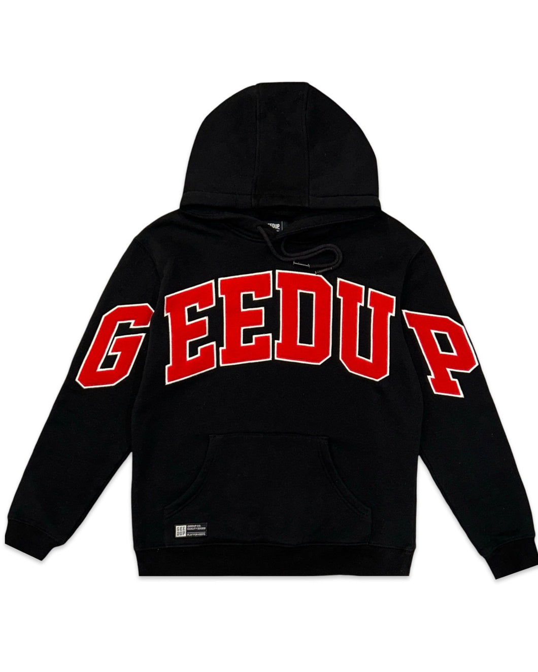 Geedup Team Logo in Grey / Red (2022) - Bisy Clothing