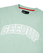 Load image into Gallery viewer, Geedup Team Logo Short Sleeve T-Shirt in Mint - Bisy Clothing