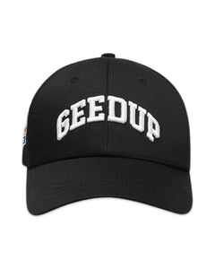 Geedup x NYFW 6 Panel Baseball Cap in Black - Bisy Clothing