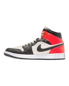 Jordan Air Jordan 1 Mid SE Newsprint Light Orewood Brown - Bisy Clothing