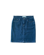 Load image into Gallery viewer, LEVIS Size 28 Denim Skirt in Navy Blue Womens OCT1321 - Bisy Clothing