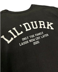 Lil Durk OTF Drake Laugh Now Cry Later Short Sleeve T-Shirt in Black (2020) - Bisy Clothing