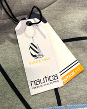 將圖片載入圖庫檢視器 Nautica College Skylan Letterman Heavyweight Hoodie in Grey - Bisy Clothing