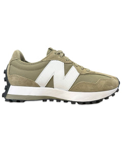 New Balance 327 in Khaki Green (Exclusive Colourway) - Bisy Clothing