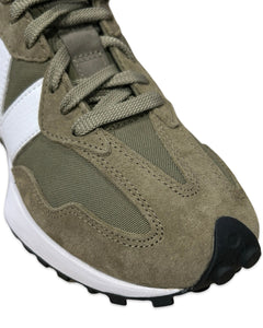 New Balance 327 in Khaki Green (Exclusive Colourway) - Bisy Clothing