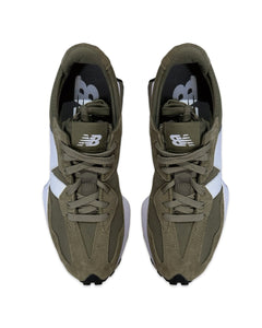 New Balance 327 in Khaki Green (Exclusive Colourway) - Bisy Clothing