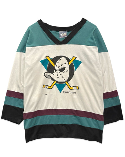 NHL Anaheim 'Mighty Ducks' #31 Herbert Vintage Long Sleeve Jersey - Bisy Clothing