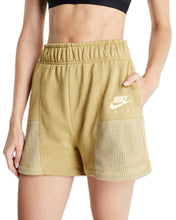 Load image into Gallery viewer, Nike NSW Air Fleece Shorts in Lemon Drop - Bisy Clothing