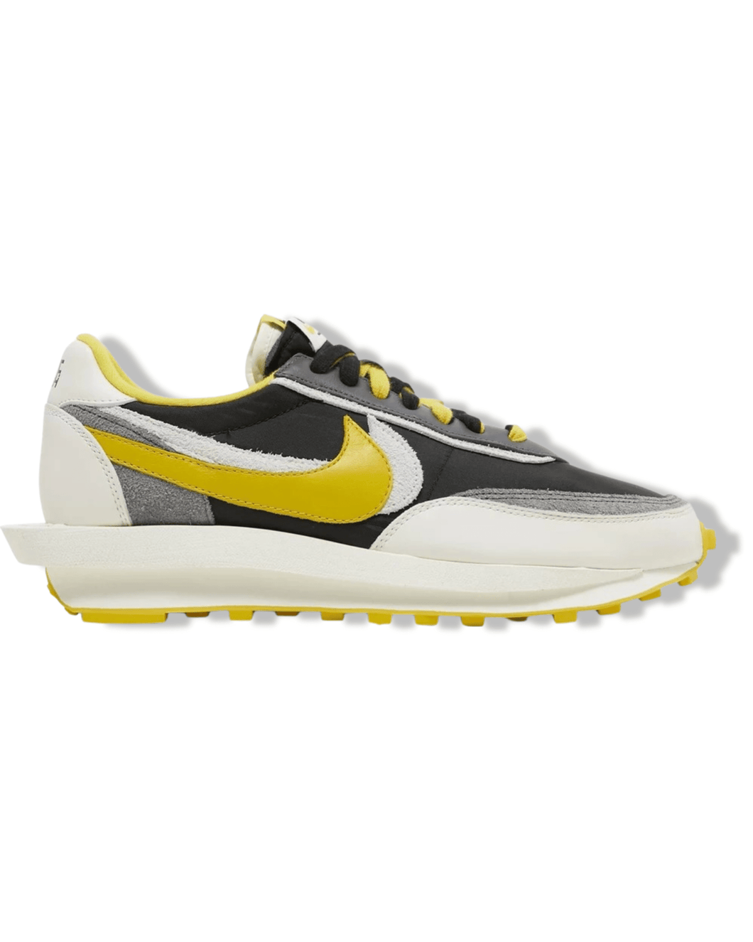 Nike Sacai x Undercover LDWaffle in Black and Bright Citron - Bisy Clothing