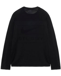 Nike X Stussy Long Sleeve Knit Jersey in Black - Bisy Clothing