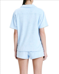 Nude Lucy Inka Terry Shirt in Sky Blue - Bisy Clothing