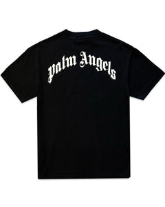 Palm Angels Bear Print Short Sleeve T-Shirt in Black - Bisy Clothing