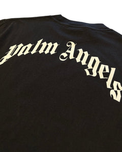 Palm Angels Bear Print Short Sleeve T-Shirt in Black - Bisy Clothing