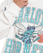 Load image into Gallery viewer, Mitchell &amp; Ness Charlotte Hornets Ivy Arch Crewneck Jumper White