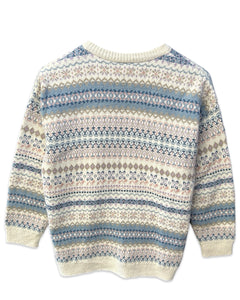 Katies Vintage Acrylic Knit Buttom Jumper