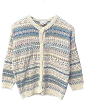 將圖片載入圖庫檢視器 Katies Vintage Acrylic Knit Buttom Jumper