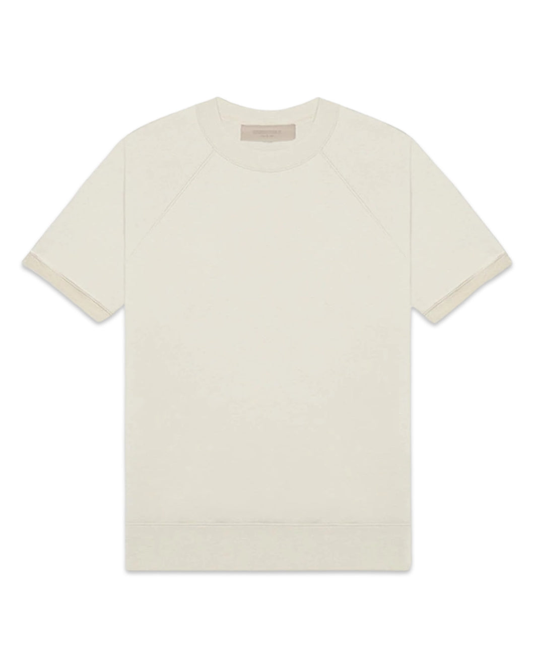 Essentials Fear of God Short Sleeve Sweatshirt in Wheat