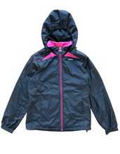 Load image into Gallery viewer, Reebok Zip Jacket with Hood in Black / Pink (2011) - Bisy Clothing